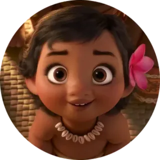 😃 Moana Baby, Disney, Film, Cartoon, Kind whatsapp sticker