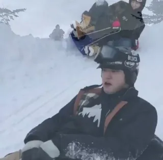 🏂 nieve, invierno, snowboard, deporte de nieve, esquí telegram sticker
