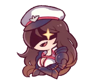 😎 만화, 애니메이션, SD캐릭터, 캐릭터, 소녀, 귀여운 telegram sticker