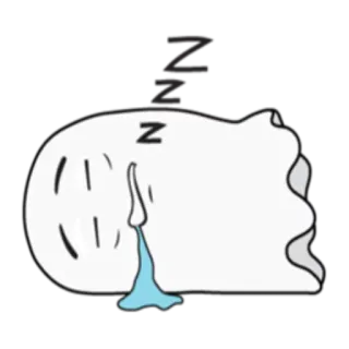 😴 Z Schlaf, müde, schlafen, zzz, Cartoon whatsapp sticker