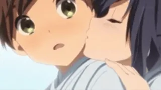 😘 Anime, Pocałunek, Romans, Miłość, Uczucie telegram sticker