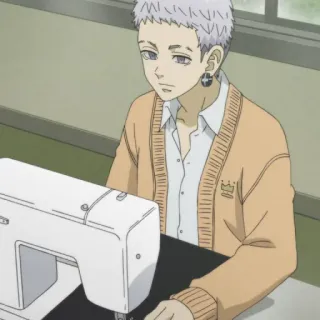 Mitsuya Takashi @StickersofAnime telegram stickers