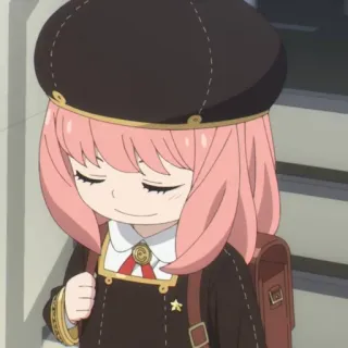 🥜 Anya Forger Spy x Family Anime, Spy x Family, Anya Forger, Kreskówka telegram sticker