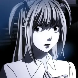🧦 Misa Amane Death Note Anime, Manga, Niedlich, Mädchen, Death Note, Misa telegram sticker