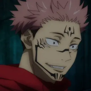 ✖️ Yuji Itadori Jujutsu Kaisen Anime, Jujutsu Kaisen, Yuji Itadori, Manga, Personaje, Marcas malditas telegram sticker