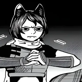 😡 Kikoru Shinomiya Kaiju No. 8 telegram sticker