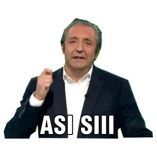 ✅ ASI SIII man, celebration, expression, excited telegram sticker