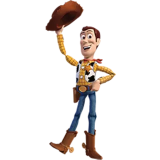 😄 Woody Toy Story игрушка, шериф, ковбой, мультфильм, анимированный telegram sticker