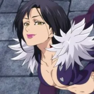 ✨ Merlin Seven Deadly Sins Anime, Merlin, Seven Deadly Sins, Fantasi, Penyihir wanita, Penyihir telegram sticker
