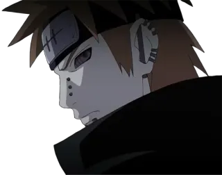 😠 Pain Naruto アニメ, ナルト, ペイン, キャラクター, ステッカー telegram sticker