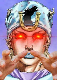 Johnny Joestar by @shinmentakezou telegram stickers