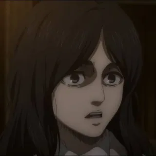 ❤️ Pieck Finger Attack on Titan アニメ, キャラクター, ポートレート, 女性, ピーク・フィンガー, 進撃の巨人 telegram sticker