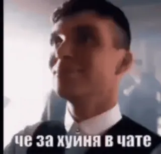 🤨 че за хуйня в чате 俄语, 文本, 冒犯, 俚语 telegram sticker
