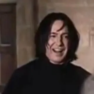 😃 Severus Snape Harry Potter severus snape, harry potter, alan rickman, giáo sư snape, hogwarts, phù thủy, phép thuật telegram sticker