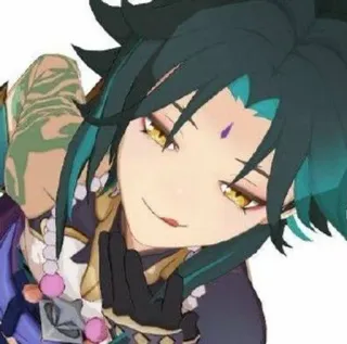 😏 Xiao Genshin Impact anime, game, character, xiao, genshin impact telegram sticker