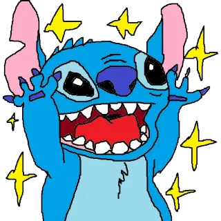 👌 Stitch Stitch, Lilo & Stitch, Disney, Cartoni animati, Carino, Animazione telegram sticker