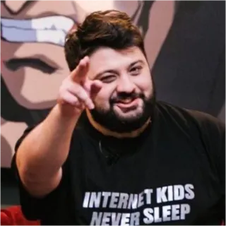👀 INTERNET KIDS NEVER SLEEP internet, crianças, sono, frase telegram sticker