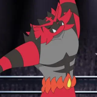 🕺 Incineroar Pokemon Pokemon, Incineroar, cartoon, fighting telegram sticker
