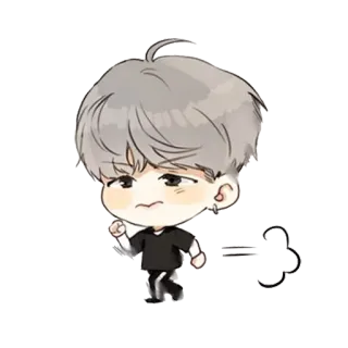 🏃‍♂️ = 귀여운, 만화, 캐릭터, 그림, 스티커, 애니메이션 telegram sticker