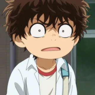 🙂 アニメ, 男の子, 衝撃, びっくり, 漫画, マンガ whatsapp sticker
