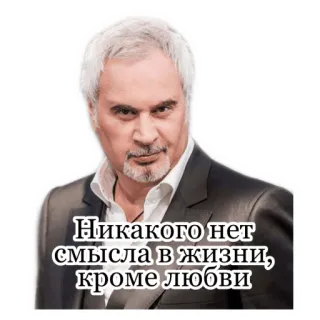 🥰 Никакого нет смысла в жизни, кроме любви citaat, liefde, leven, betekenis telegram sticker