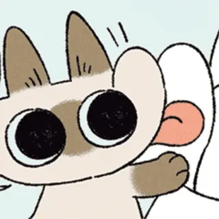 😛 cat, cartoon, animal, cute, sticker telegram sticker