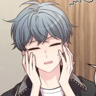 😴 อนิเมะ, การ์ตูน, มังงะ, ชาย, ตัวละคร, สีหน้า telegram sticker