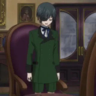 🗝 Ciel Phantomhive Black Butler Anime, Manga, Ciel, Phantomhive, Black Butler, niño whatsapp sticker