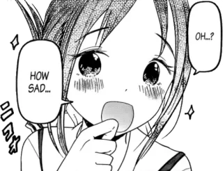 😆 HOW SAD...
OH...? Anime, Manga, Traurig, Mädchen, Sprechblase telegram sticker