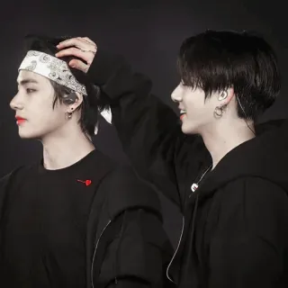 🐰 BTS, K-Pop, musica, boy band, V, Jungkook telegram sticker