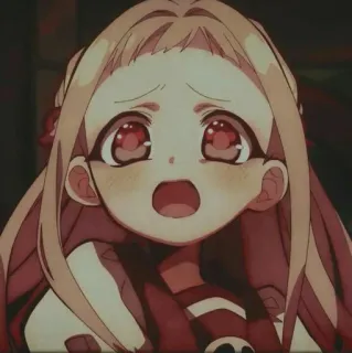 🎐 Nene Yashiro Toilet-Bound Hanako-kun anime, cute, character, girl, long hair telegram sticker