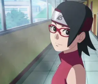 🌌 Sarada Uchiha Naruto anime, manga, ninja, Sarada Uchiha, Konoha, Shinobi, Naruto telegram sticker