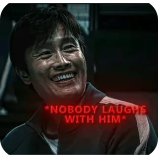 😁 Seong Gi-hun Squid Game *NOBODY LAUGHS WITH HIM* whatsapp sticker