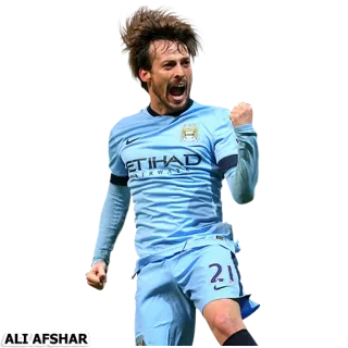 ⚽ ALI AFSHAR sepak bola, pemain, olahraga telegram sticker