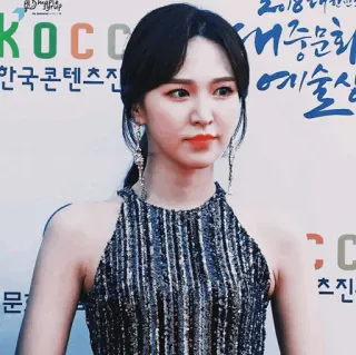 🇨🇷 KOC femme, portrait, coréenne, actrice, célébrité, mode telegram sticker