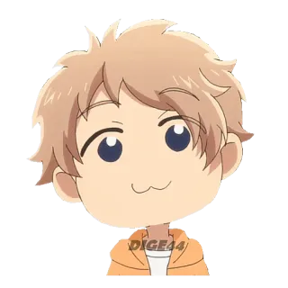 😆 DIGE44 Anime, Manga, Cartone animato, Animato, Personaggio telegram sticker