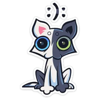⭐ cat, animal, sticker, cute, cartoon, kawaii, pet telegram sticker
