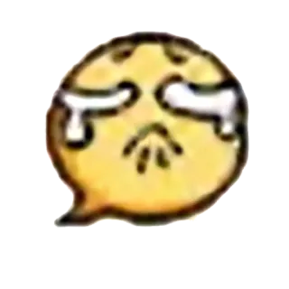 😢 piangere, triste, lacrime, emozione, faccia telegram sticker