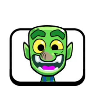 🤨 goblin, cartoon, green, character, game telegram sticker