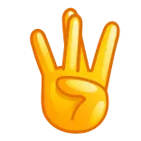 β hand gesture, westside sign, emoji whatsapp sticker