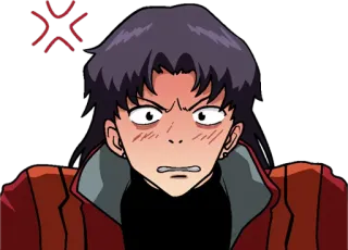😳 en colère, animé, frustré, expression, personnage telegram sticker