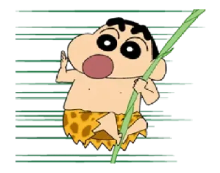 😆 Shin-chan Nohara Crayon Shin-chan cartoon, anime, funny, child, crayon shin chan telegram sticker
