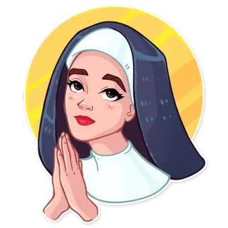 Miss Hepburn telegram stickers