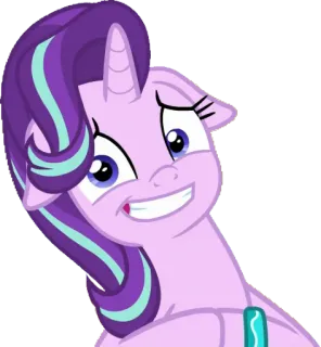 😭 Starlight Glimmer My Little Pony cartoon, pony, unicorn, friendship, magic, starlight glimmer telegram sticker