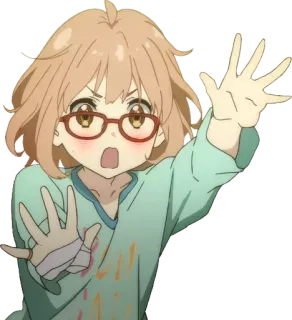 😳 アニメ, 女の子, 血, アニメ 女の子, キャラクター, アニメーション telegram sticker