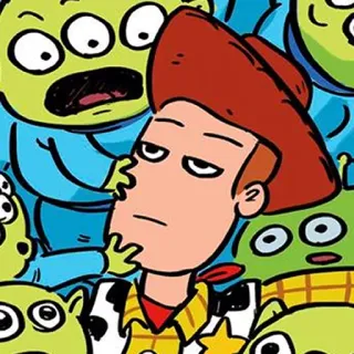 ▫ Woody Toy Story cartoon, movie, Toy Story, Woody, Disney, Pixar telegram sticker