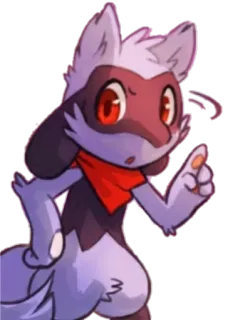 🙁 cartoon, animal, furry, anthropomorphic, character, fanart telegram sticker