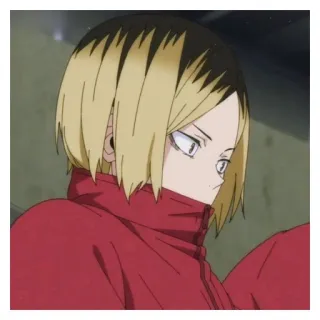🌟 Kozume Kenma Haikyuu!! Anime, Manga, Haikyuu, Kenma, Kozume Kenma, Voleibol, Personaje telegram sticker
