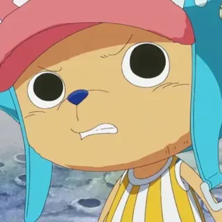 🏴‍☠️ Tony Tony Chopper One Piece Аниме, Мультфильм, Персонаж, Олень, Милый, One Piece, Чоппер telegram sticker