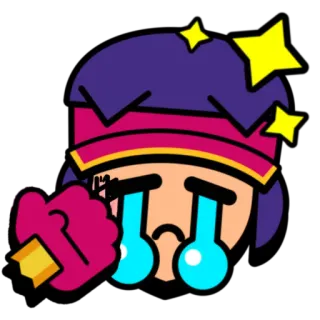 🍿 sad, crying, upset, cartoon, emoticon telegram sticker